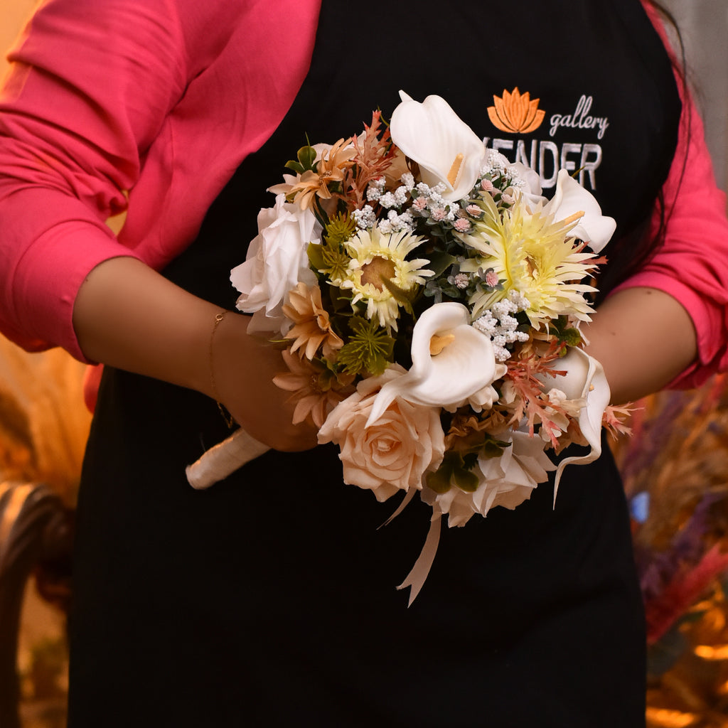 Artificial white cala.Artificial white and semon roses.Artificial accessories roses.Artificial dryers .Artificial gerbera and  Artificial white gypsophila